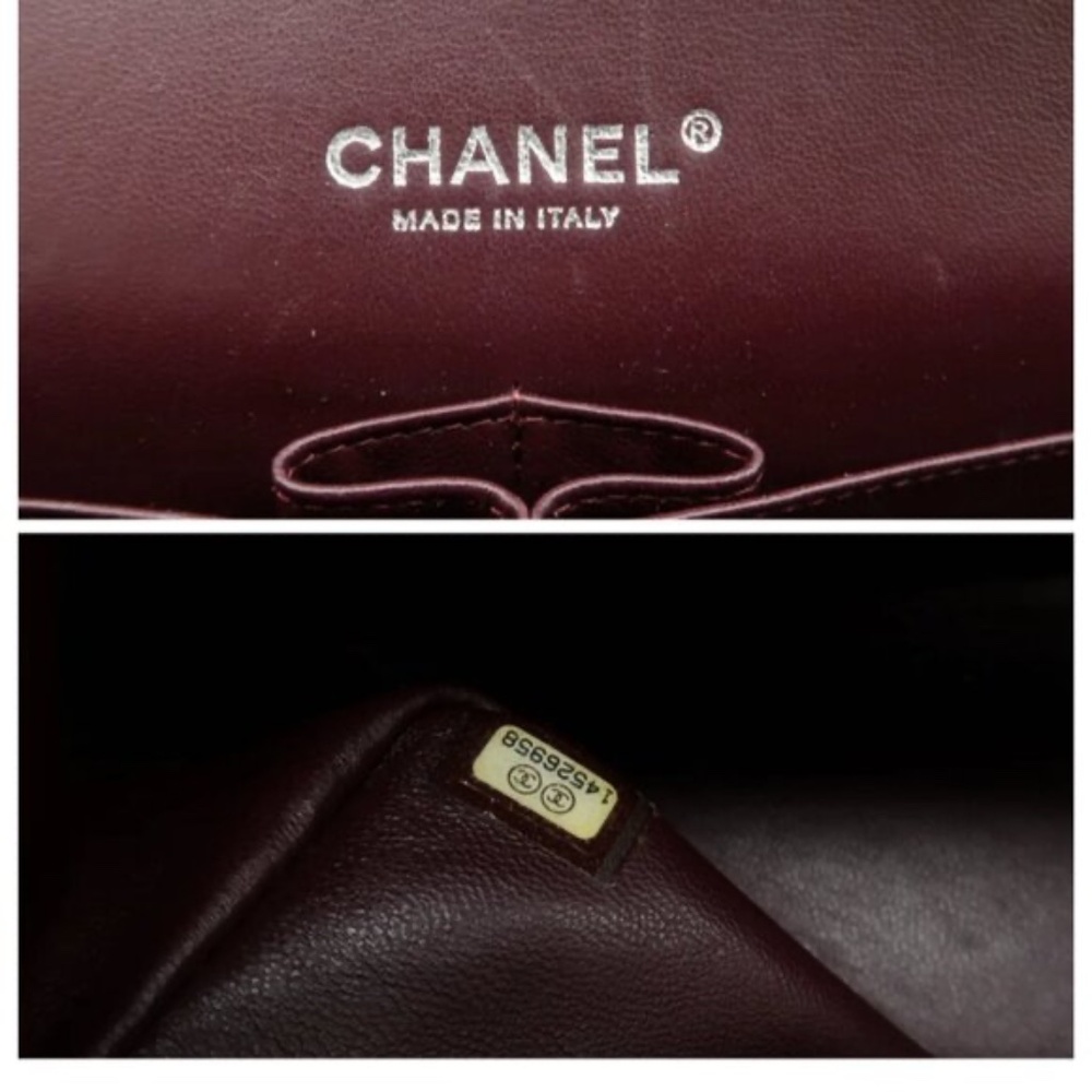 100% Authentic CHANEL CF Jumbo Black Leather Shoulder Bag - Picture 11 of 12